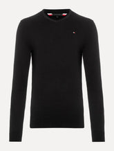 Suéter Tommy Hilfiger Masculino Signature V-Neck Preto
