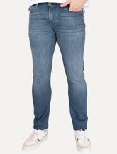 Calça Jeans Empório Armani Masculina J06 Slim Fit 5 Pockets Azul Índigo Médio