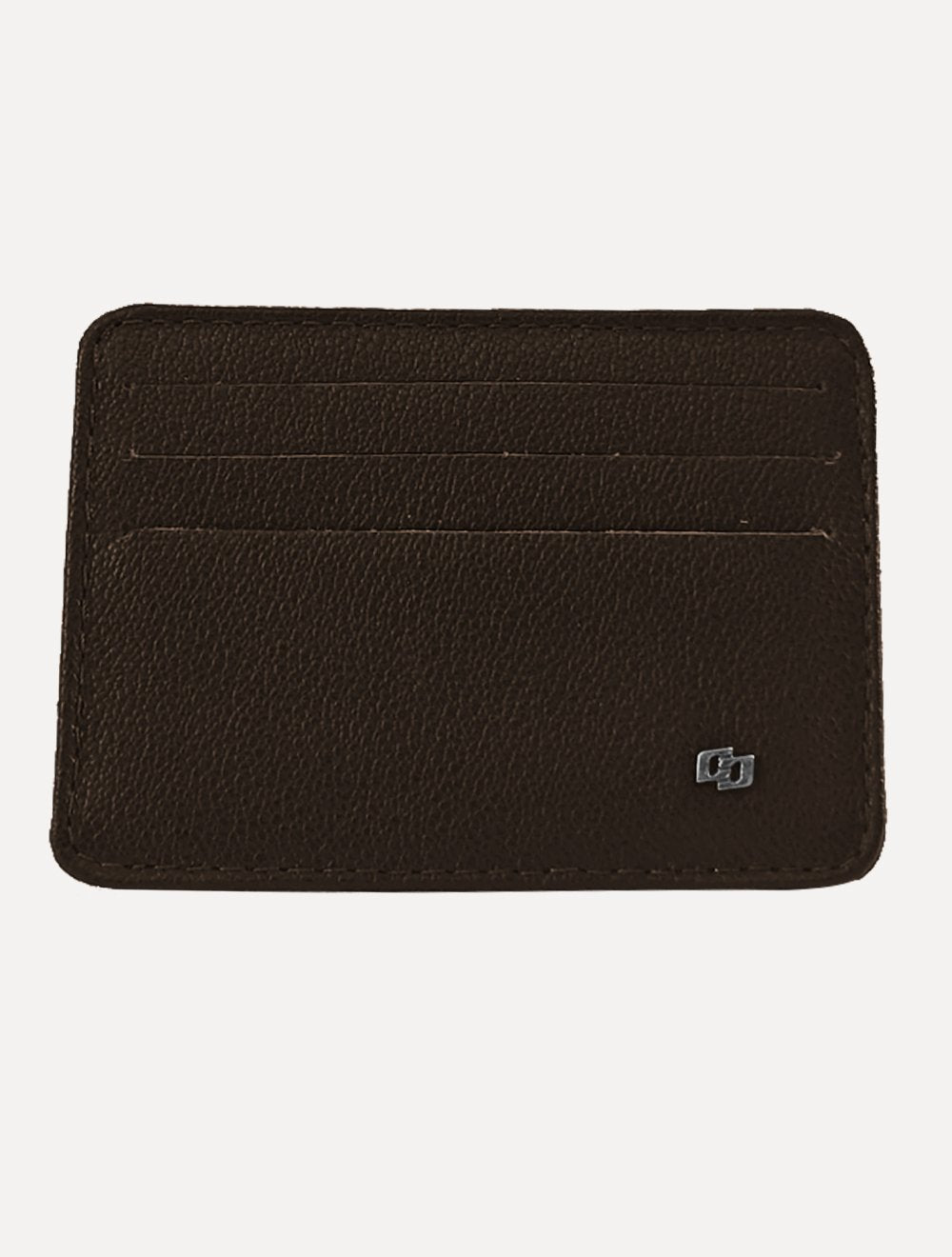Carteira Colcci Masculina Porta Cartão Couro Carimbo Duplo Marrom Café