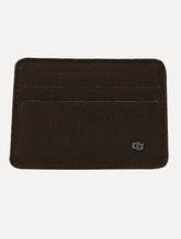 Carteira Colcci Masculina Porta Cartão Couro Carimbo Duplo Marrom Café