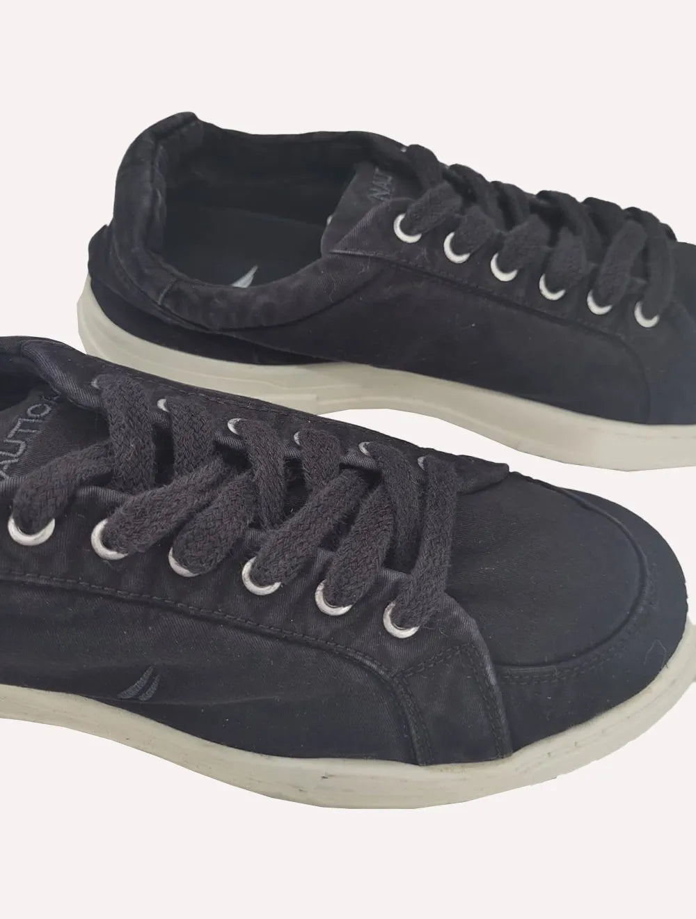 Tênis Nautica Masculino Texitil Logo Fanton Preto