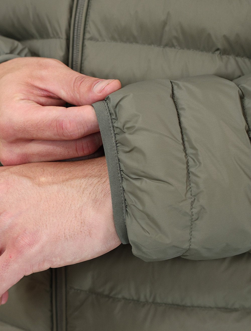 Jaqueta Calvin Klein Masculina Puffer Waterproof Caqui