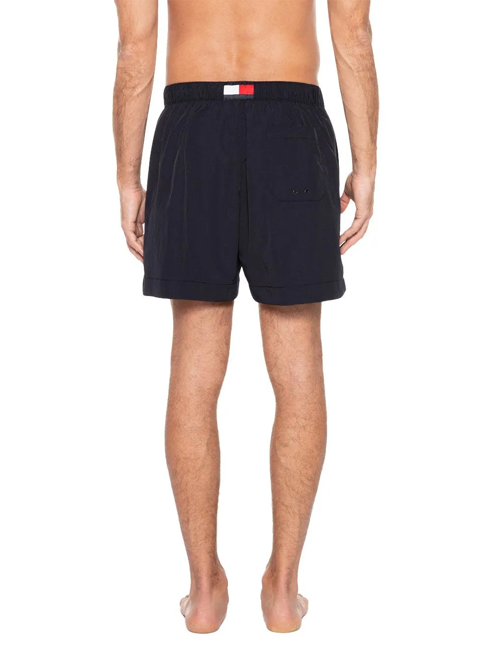 Short Tommy Hilfiger Medium Drawstring Embroidered Logo Azul Marinho