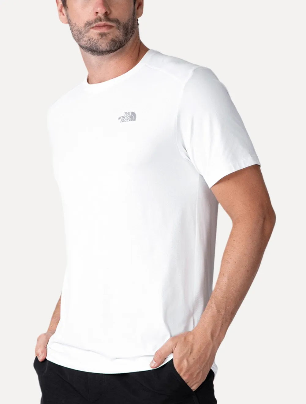Camiseta The North Face Masculina Crewneck Hyper Branca