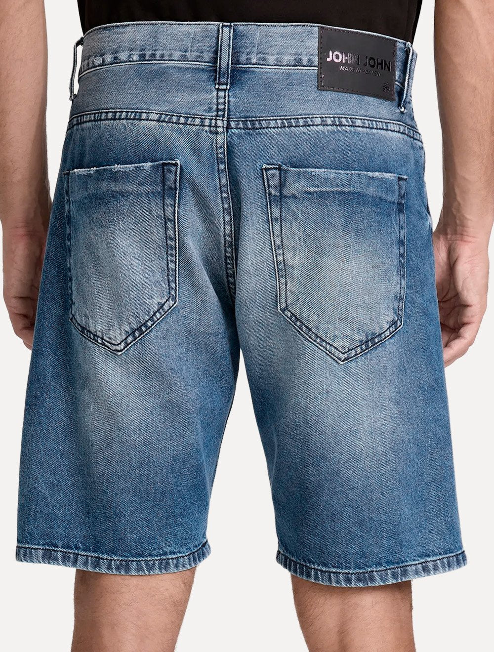 Bermuda John John Jeans Masculina Classic Toledo Azul Médio