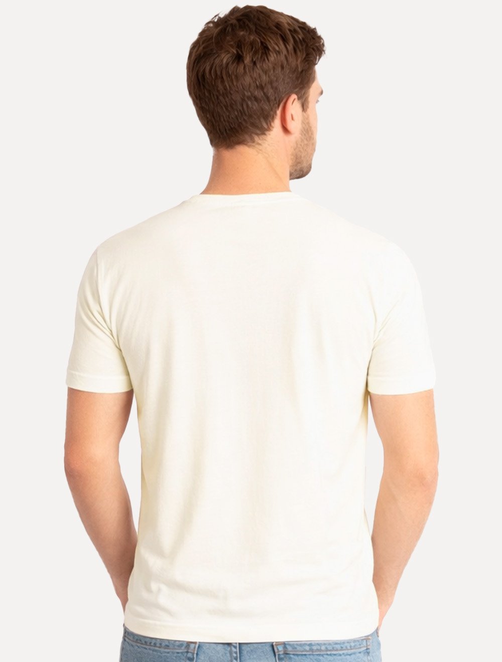 Camiseta King & Joe Masculina Cotton Premium Flex Off White