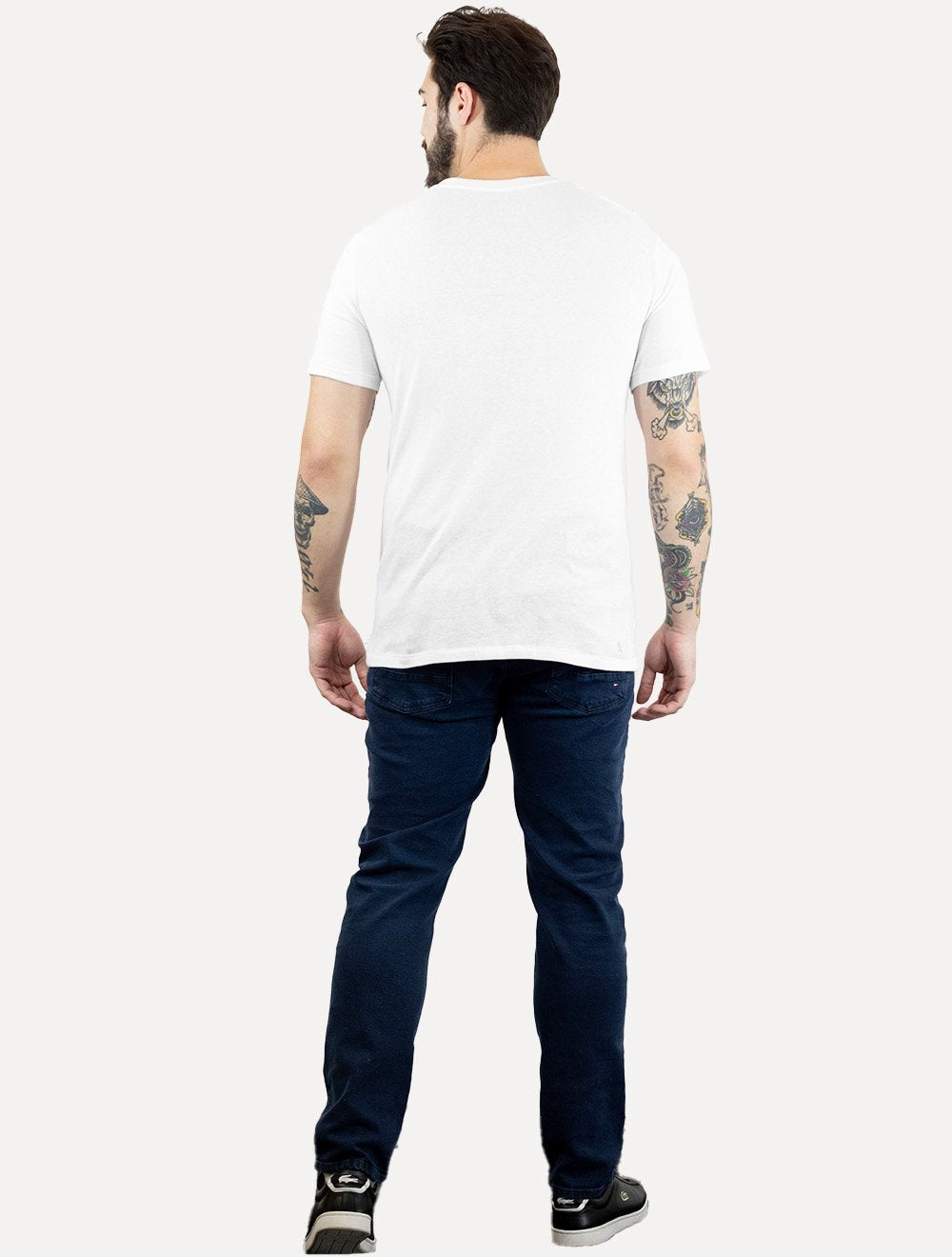 Camiseta Osklen Masculina Slim Light E-basics II Branca