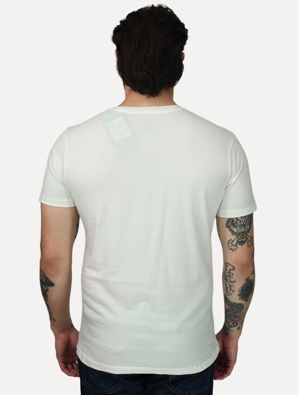 Camiseta John John Masculina Slim Fit Signature Off White
