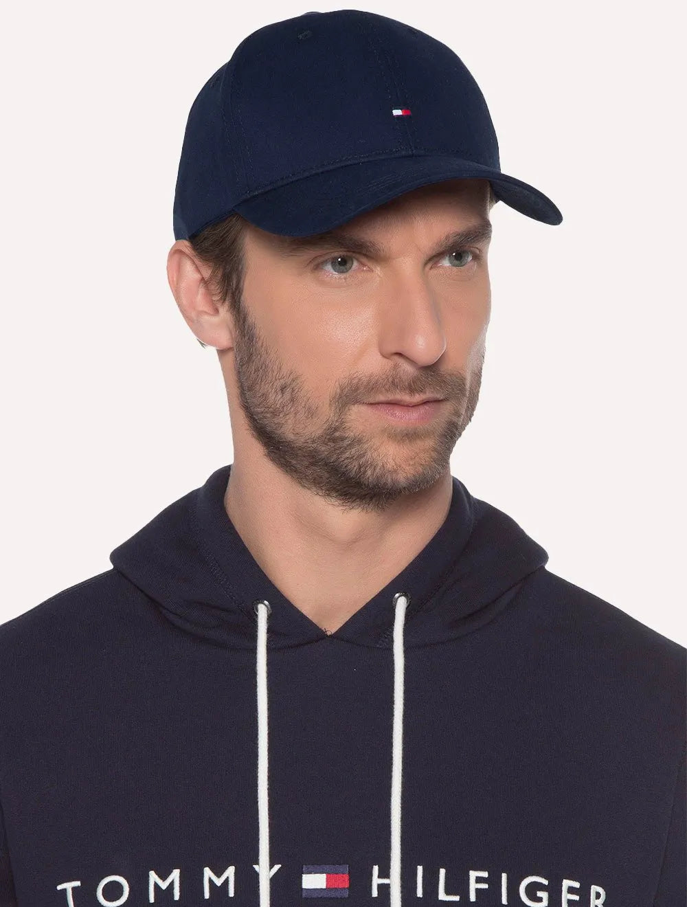 Boné Tommy Hilfiger Masculino Classic Cap Flag Tape Azul Marinho