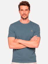 Camiseta Reserva Masculina Basic Yellow Woodpecker Stoned Azul Escuro