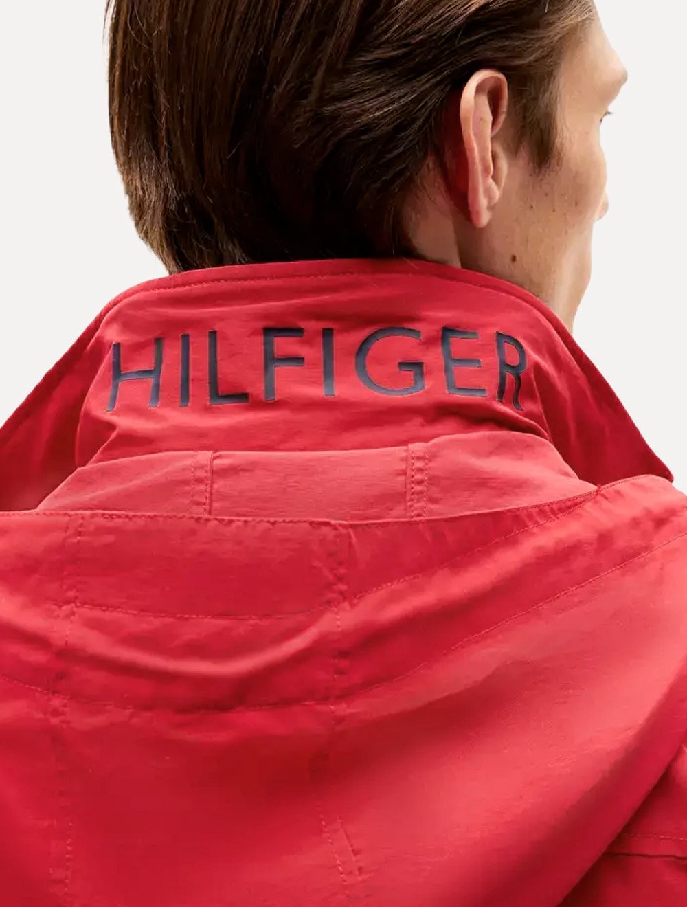 Jaqueta Tommy Hilfiger Masculina Sustainable Regatta Jacket Light Logo Vermelho