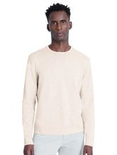 Suéter Aramis Masculino Tricot Crewneck Areia