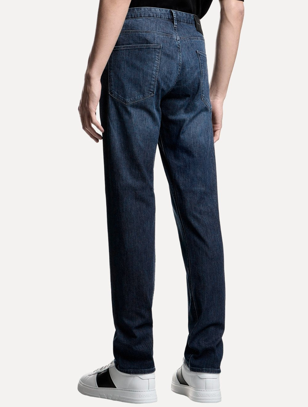 Calça Jeans Emporio Armani Masculina J06 Slim Fit Azul Médio