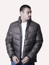 Jaqueta Victory Eagle Masculina Metallic Zip Chumbo