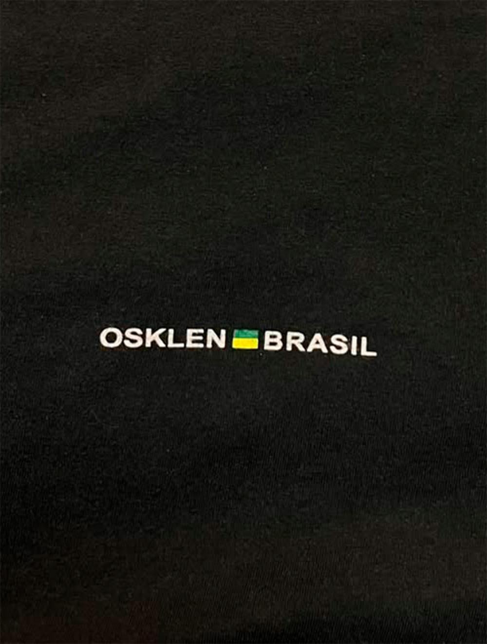 Camiseta Osklen Masculina Regular Vintage Brasil Preta