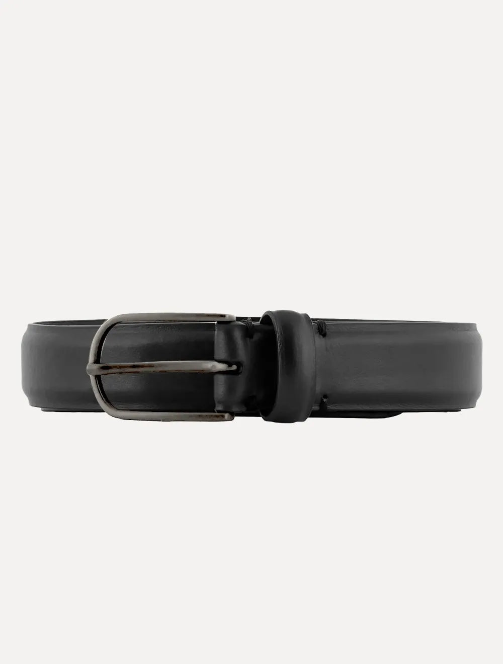 Cinto Masculino Emporio Armani Couro Liso Preto