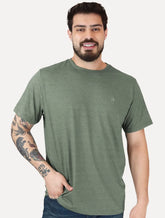 Camiseta Dudalina Masculina Regular Mono Icon Verde Médio