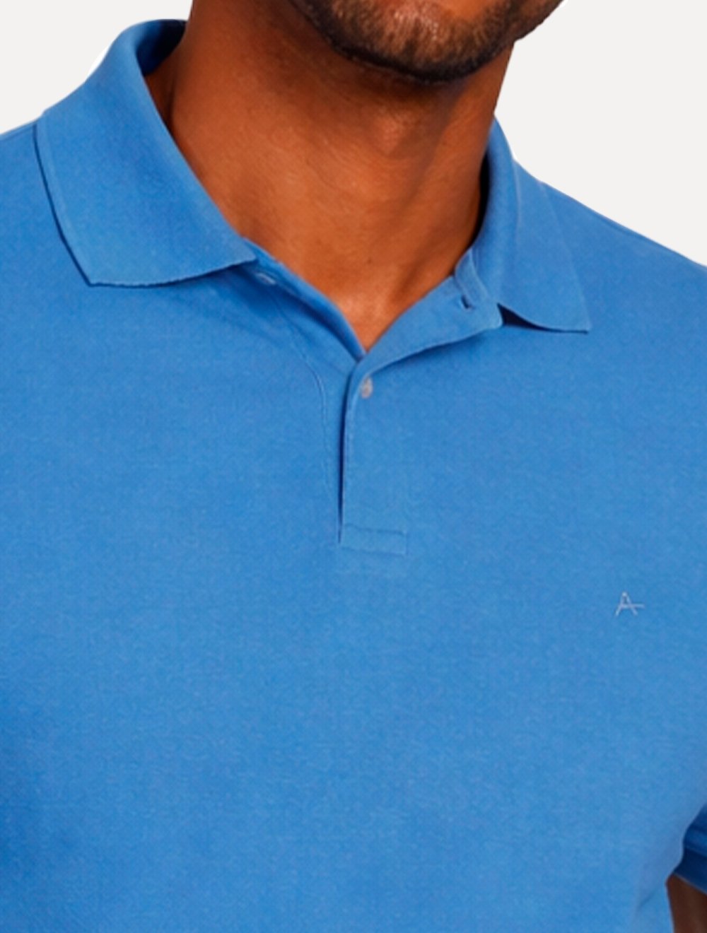 Polo Aramis Masculina Basic Piquet Mono Azul