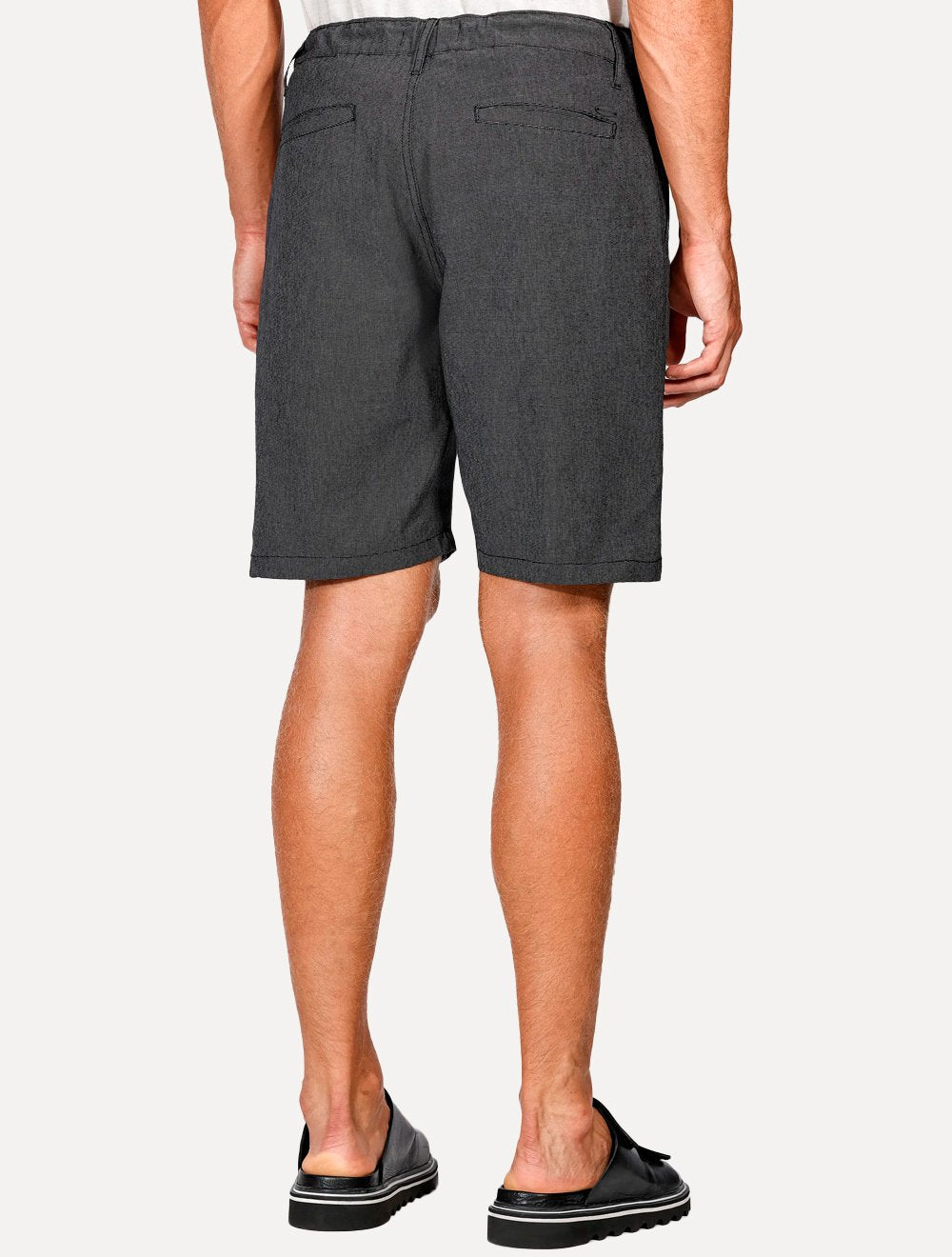 Bermuda Aramis Masculina Chino Cotton Sarja Preto Mescla