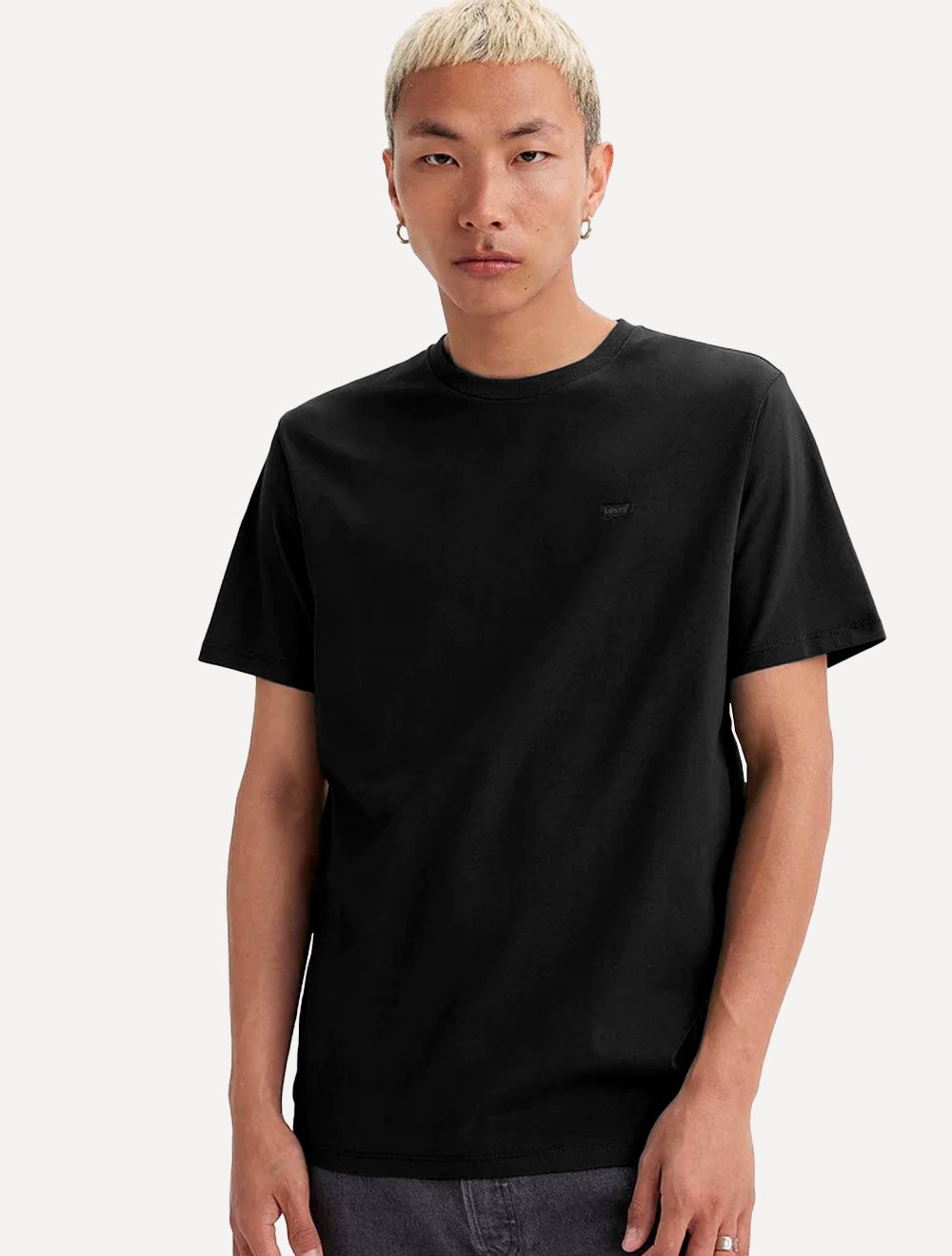 Camiseta Levis Masculina Standard Fit Mono Logo Preta
