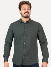 Camisa Original Penguin Masculina Regular Urban Listras Verde Escuro