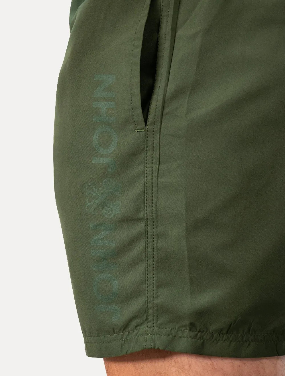 Short John John Masculino Trancoso Fiji Verde Escuro