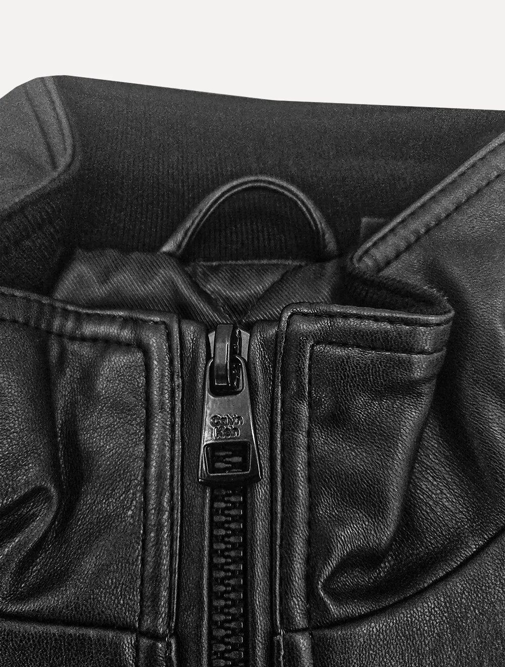 Jaqueta Calvin Klein PU Pocket Preta