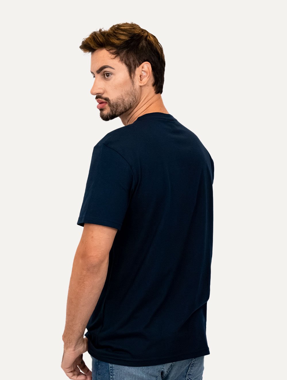 Camiseta Tommy Jeans Masculina Regular Athletic Club Azul Marinho