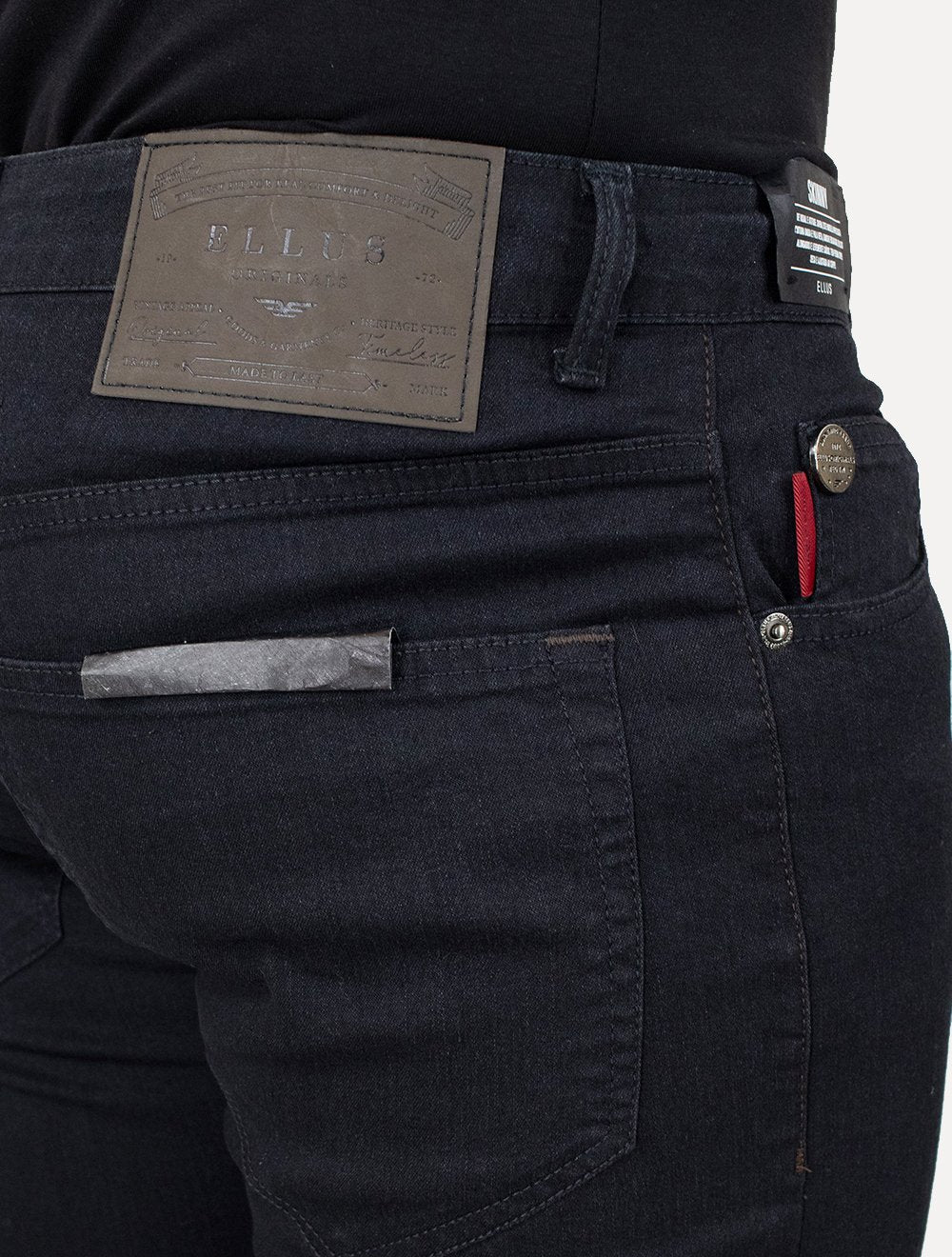 Calça Ellus Jeans Masculina Skinny Sprouting Black Preta