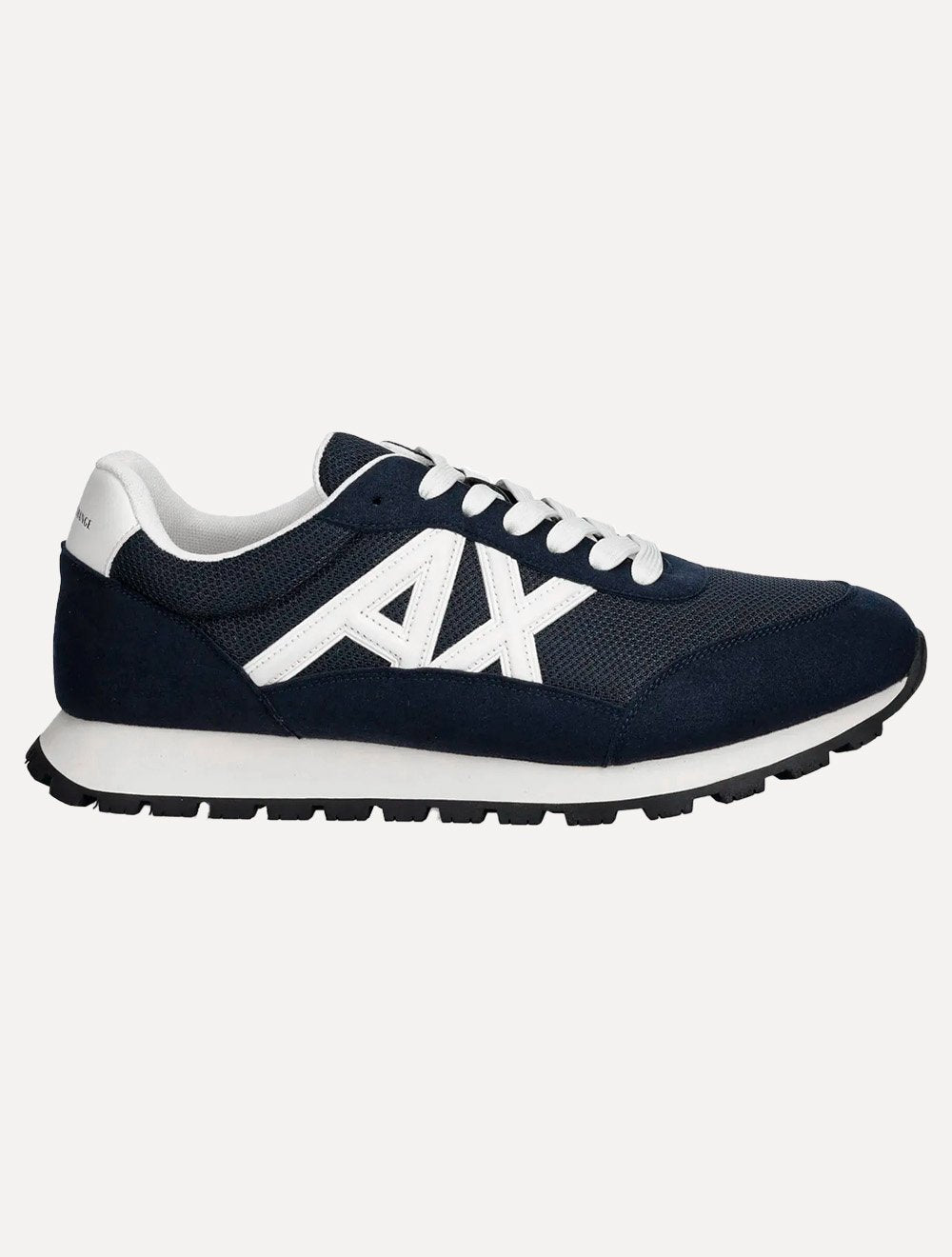 Tênis Armani Exchange Masculino Contrastantes AX Logo Azul Marinho