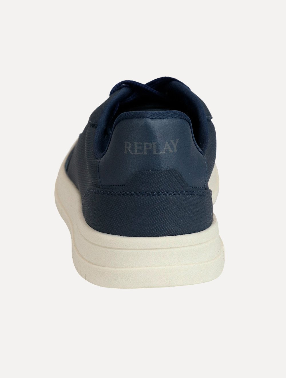 Tênis Replay Masculino Couro Casual Amato Azul Marinho