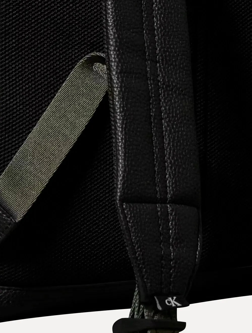 Mochila Calvin Klein Jeans Cargo Flap PU Preta