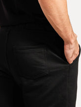 Bermuda Ralph Lauren Masculina Moletom Red Logo Preta