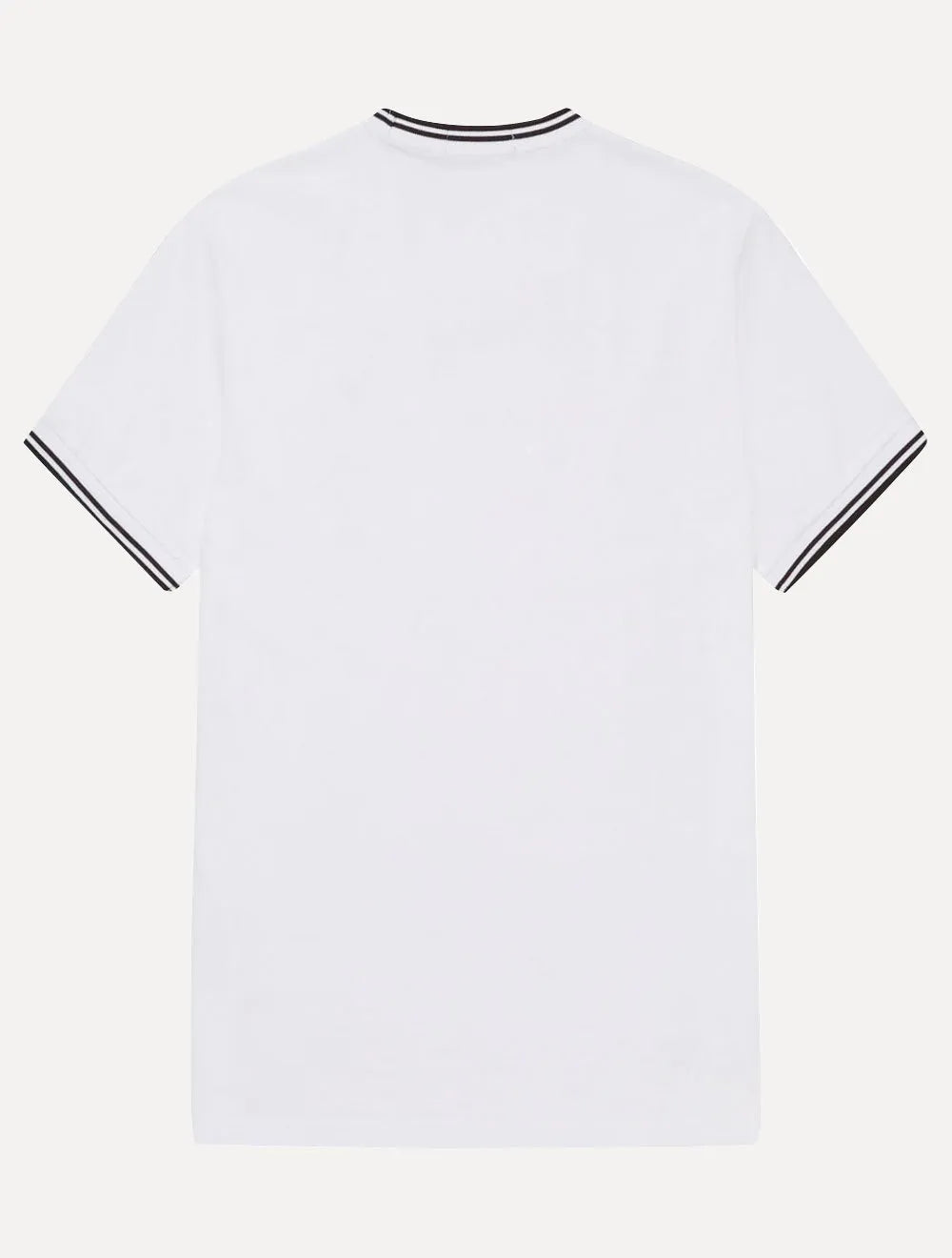 Camiseta Fred Perry Masculina Regular Twin Tipped Branca