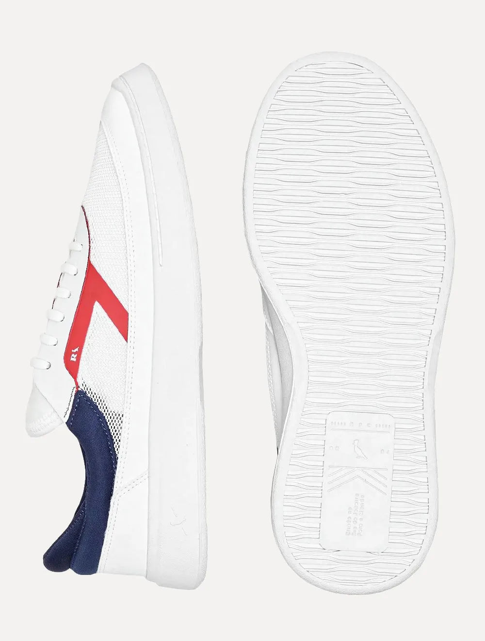 Tênis Reserva Masculino Kirk RSV332 Branco/Vermelho