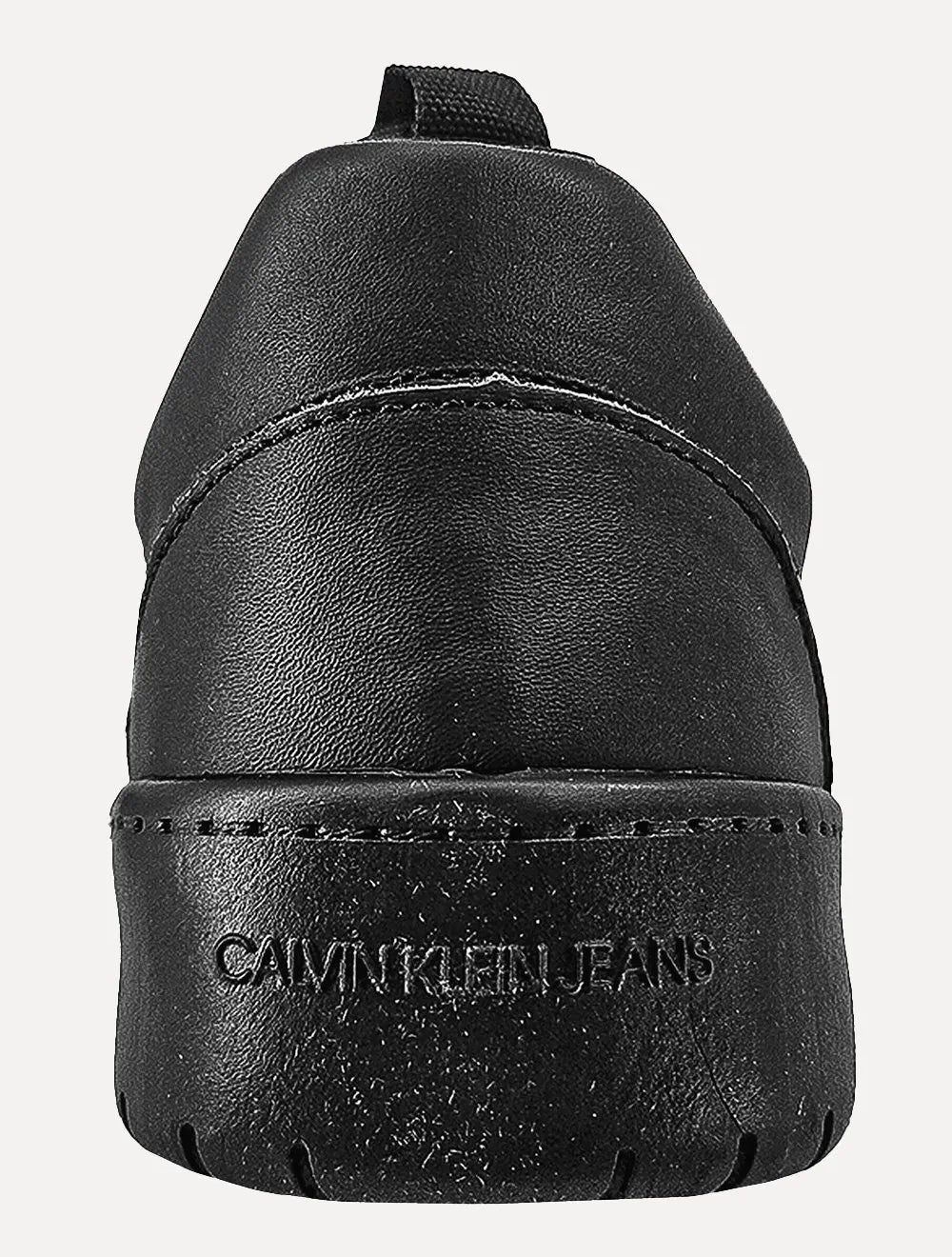 Tênis Calvin Klein Jeans Masculino Couro Basket Unicolor Preto