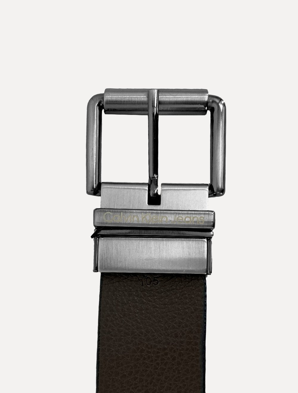 Cinto Calvin Klein Jeans Masculino Double Face Preto