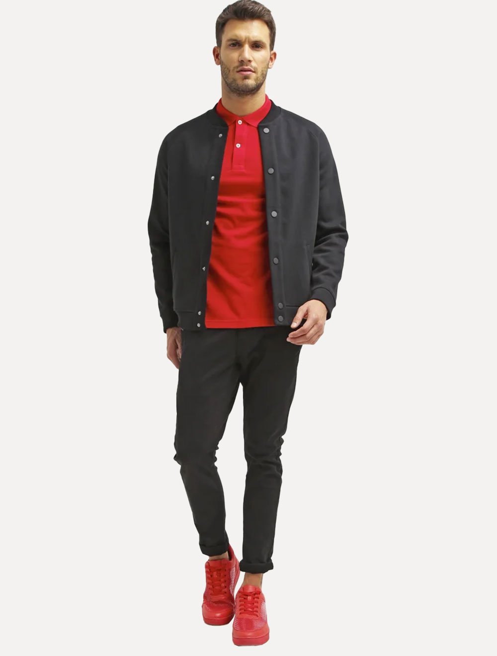 Polo Lacoste Masculina L.12.12 Vermelha