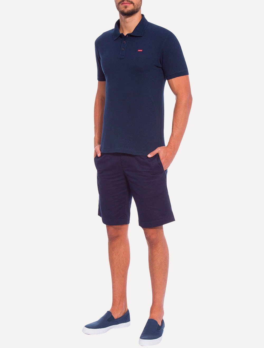 Polo Levis Masculina Housemark Azul Marinho