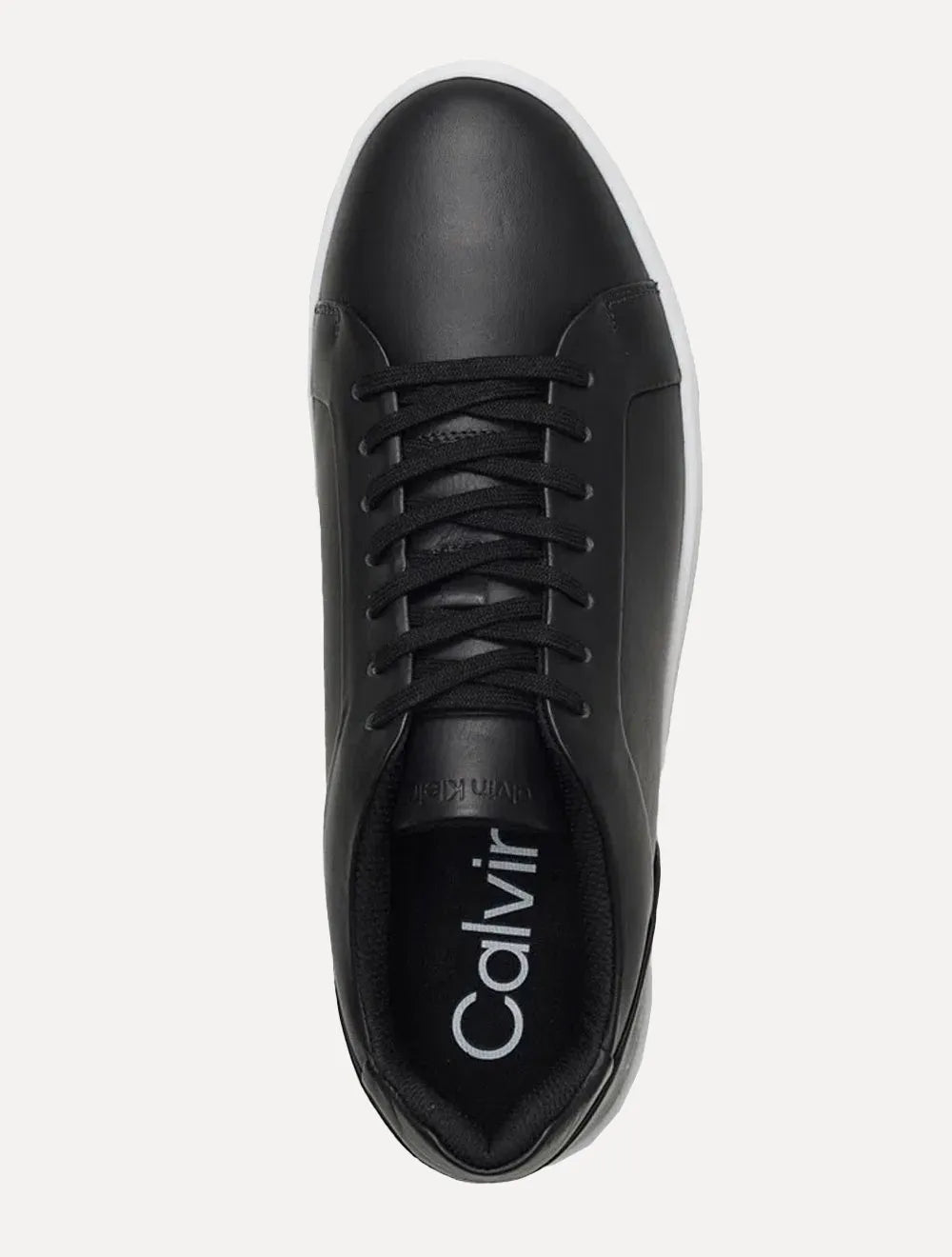 Tênis Calvin Klein Masculino Couro Casual Confort Preto