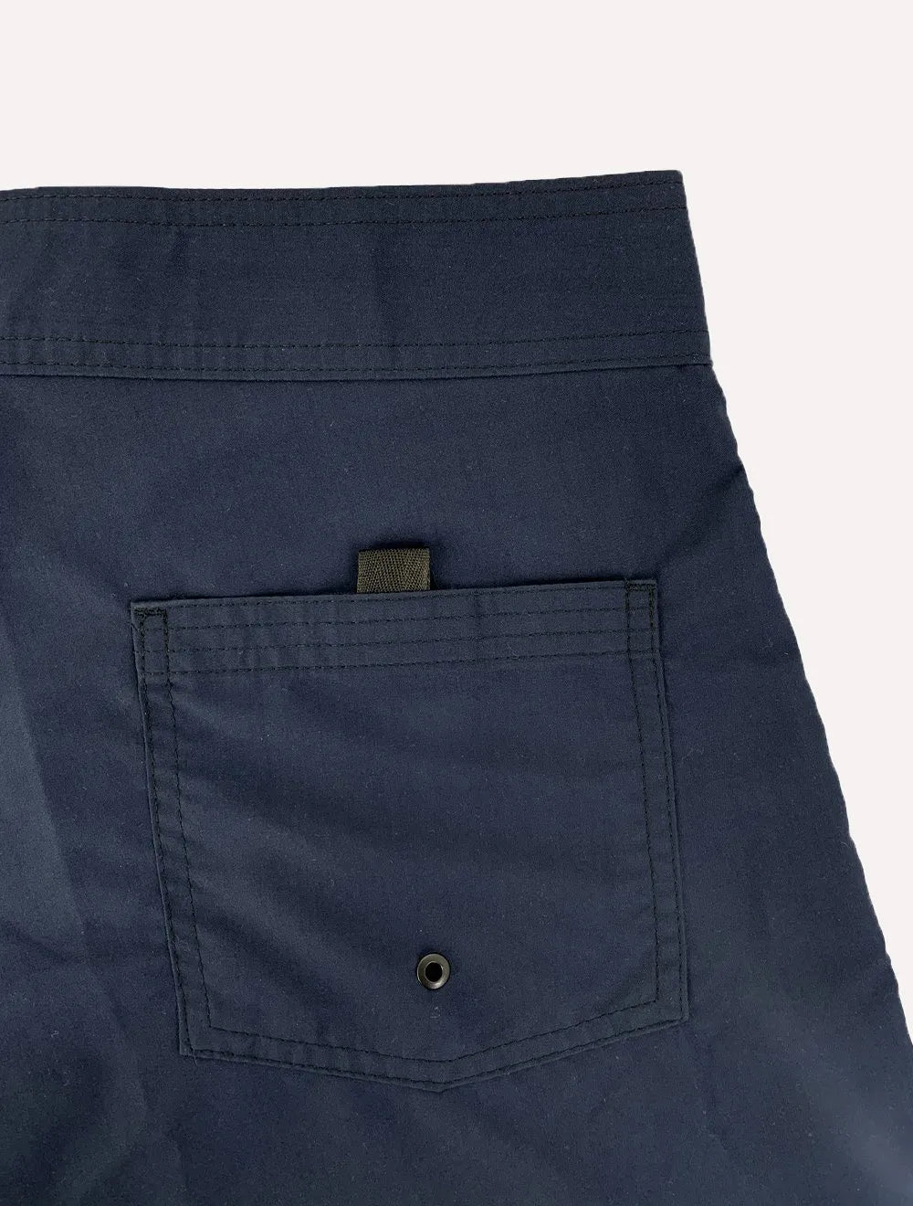 Bermuda Calvin Klein Swimwear Masculina D'Água Vertical Logo Azul Marinho