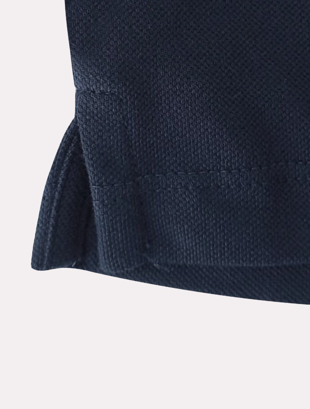 Polo Calvin Klein Masculina Piquet Slim Básica Relevo Azul Marinho