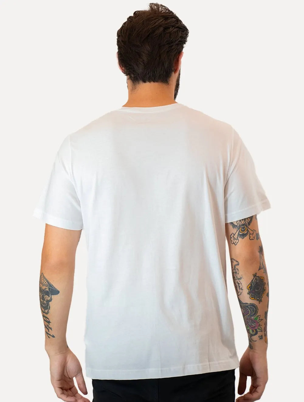 Camiseta Dudalina Ultrasoft Pima Cotton Logo Branca