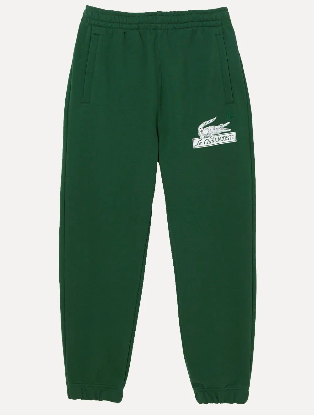 Calça Lacoste Moletom Masculina Sport Fleece Organic Cotton Verde Escuro