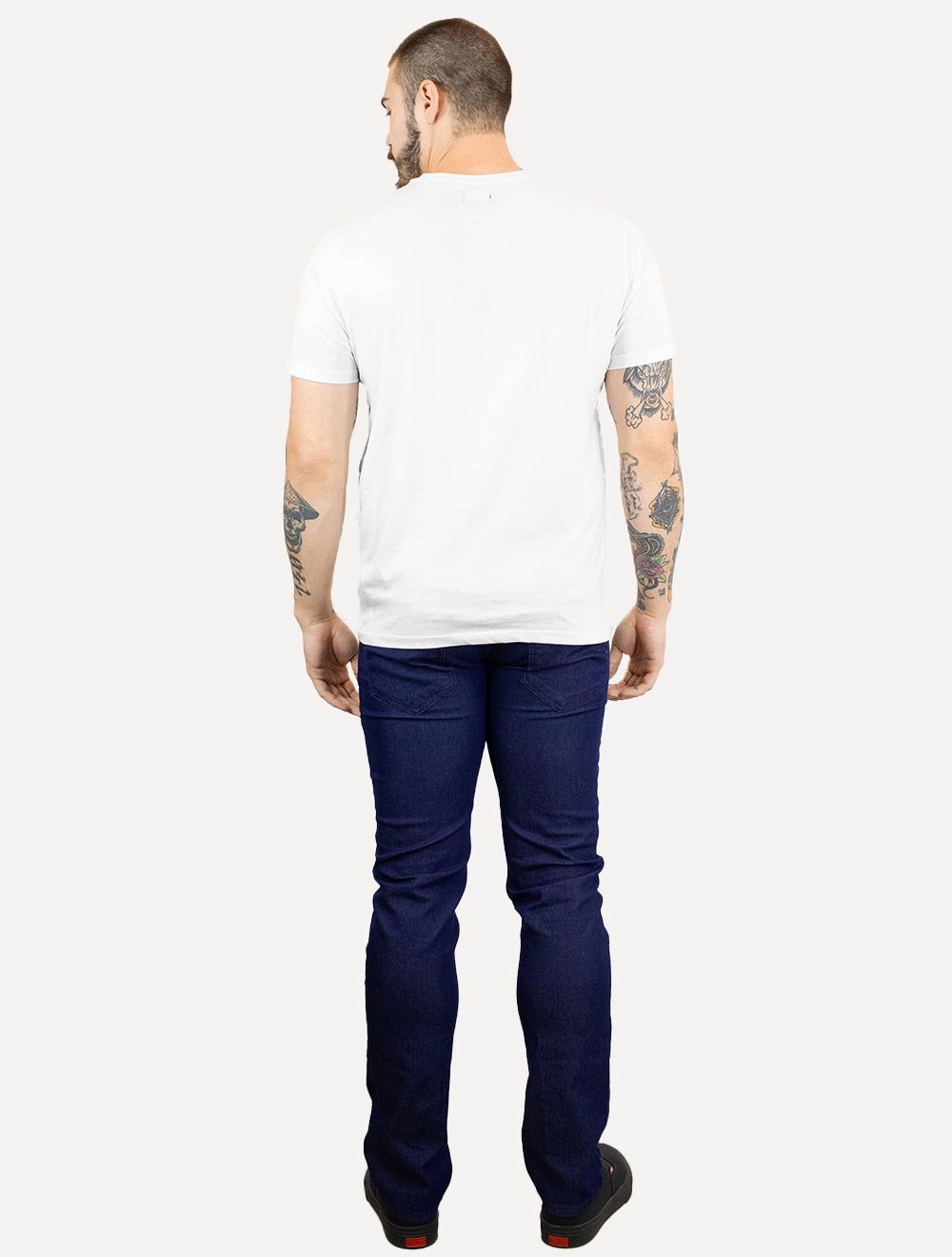 Camiseta Aramis Masculina New Essencial Lisa Branca