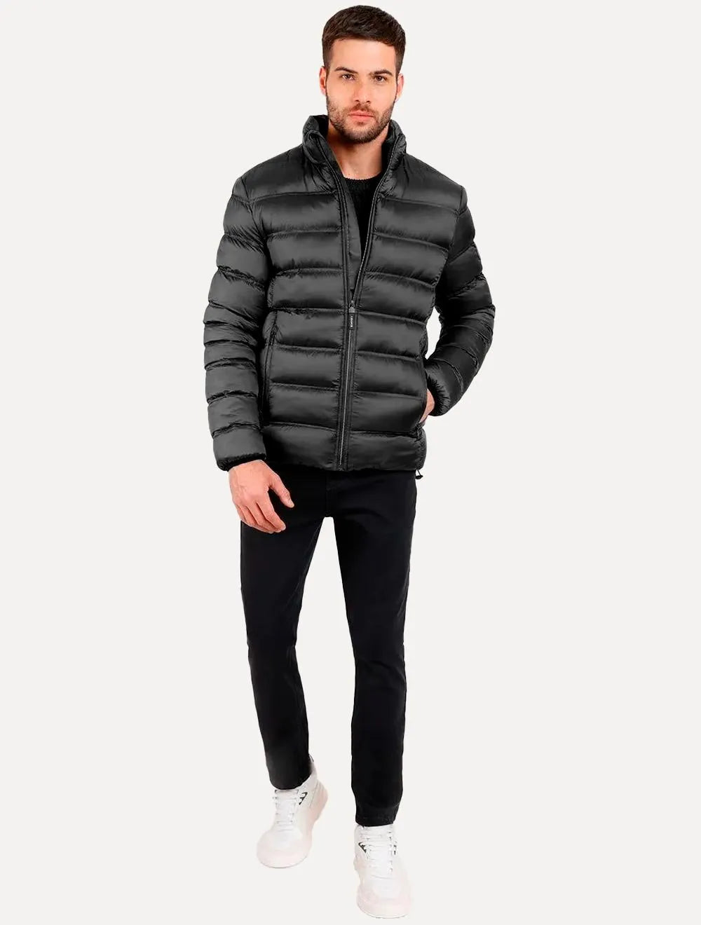 Jaqueta Aramis Masculina Nylon Liquid Repeller Preta