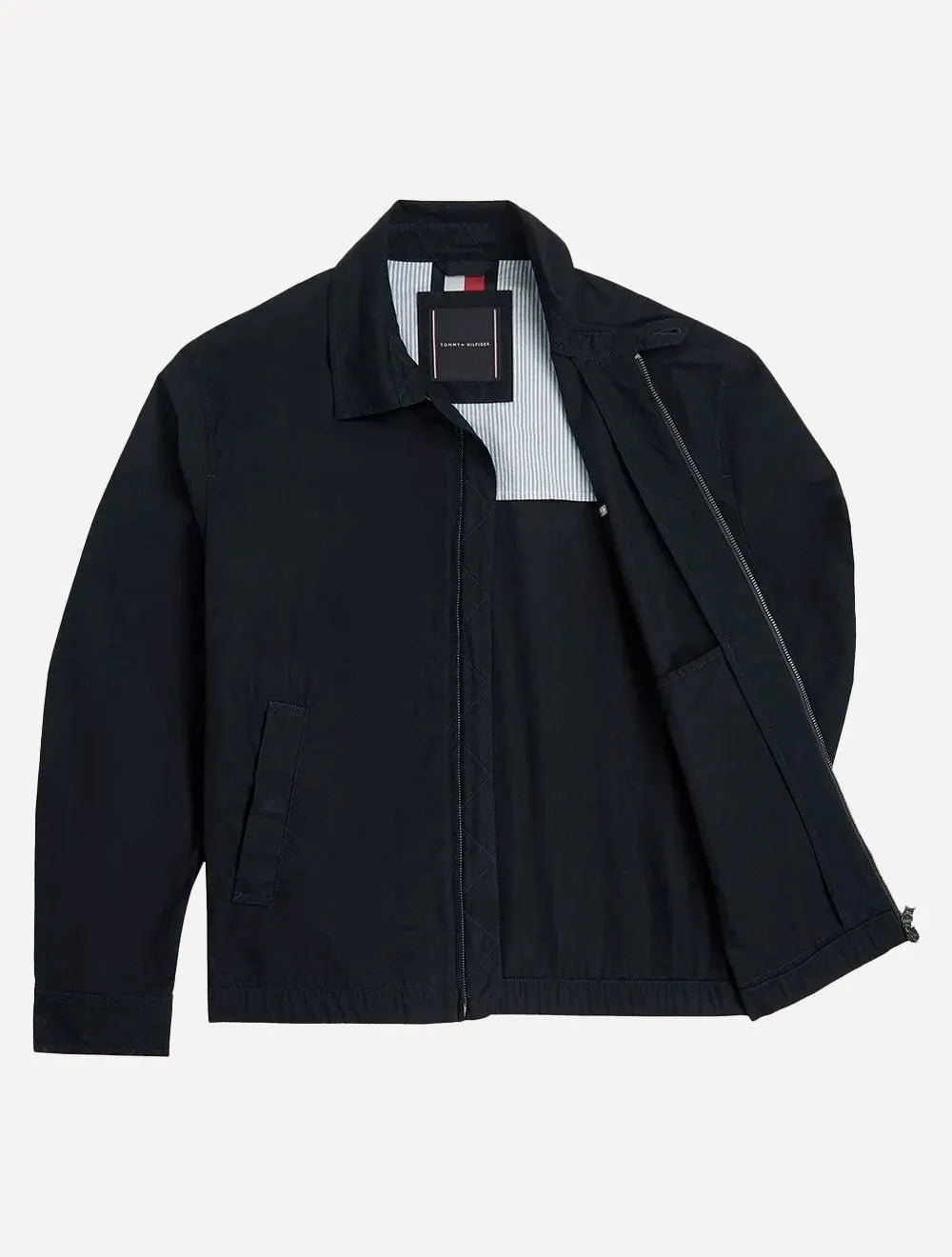 Jaqueta Tommy Hilfiger Masculina Regular Cotton Ivy Azul Marinho