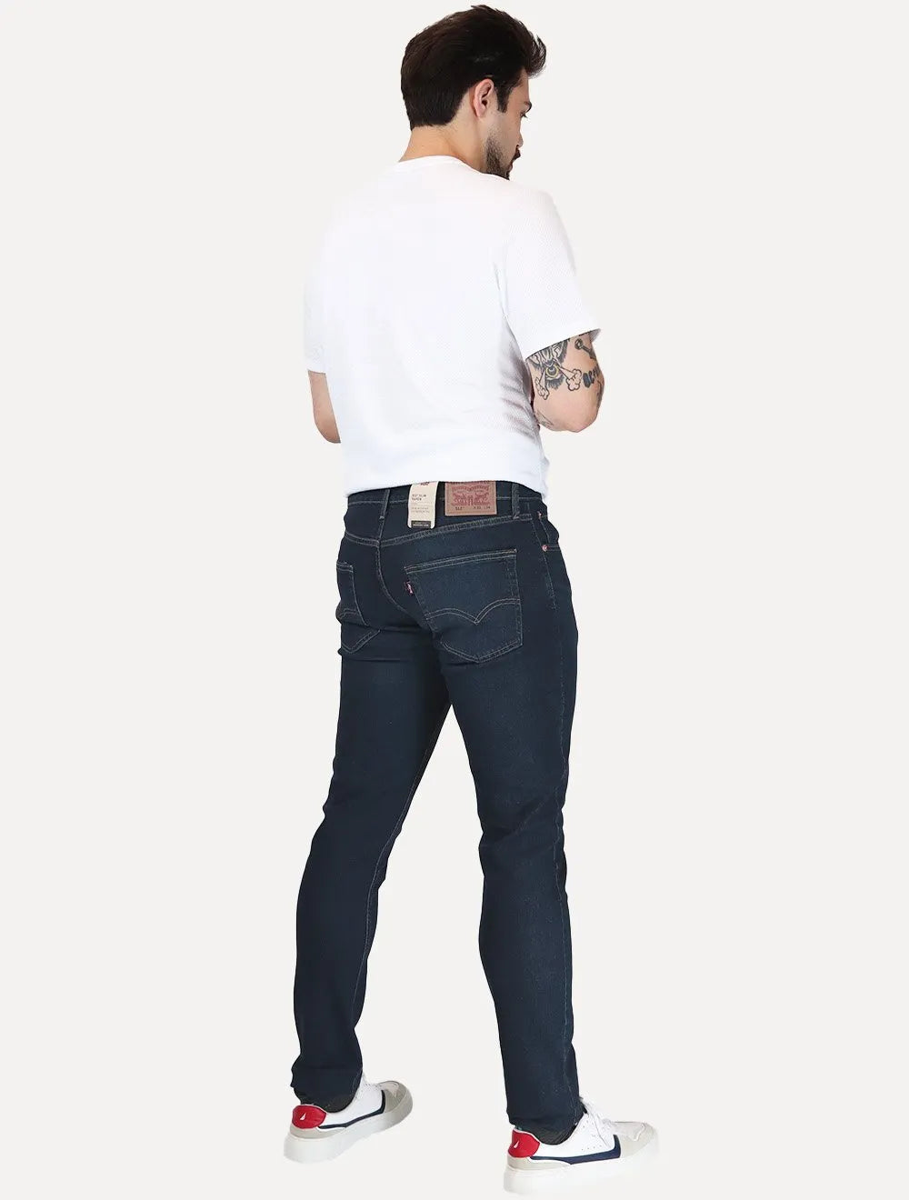 Calça Levis Jeans Masculina 512 Slim Taper Azul Escuro