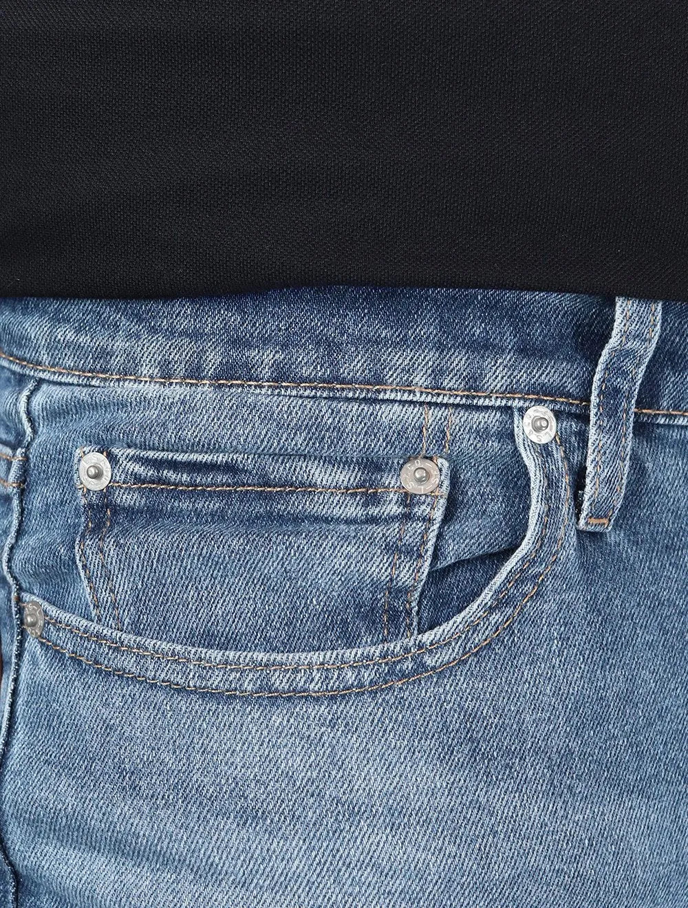 Calça Levis Jeans Masculina 510 Skinny Stoned Azul Médio