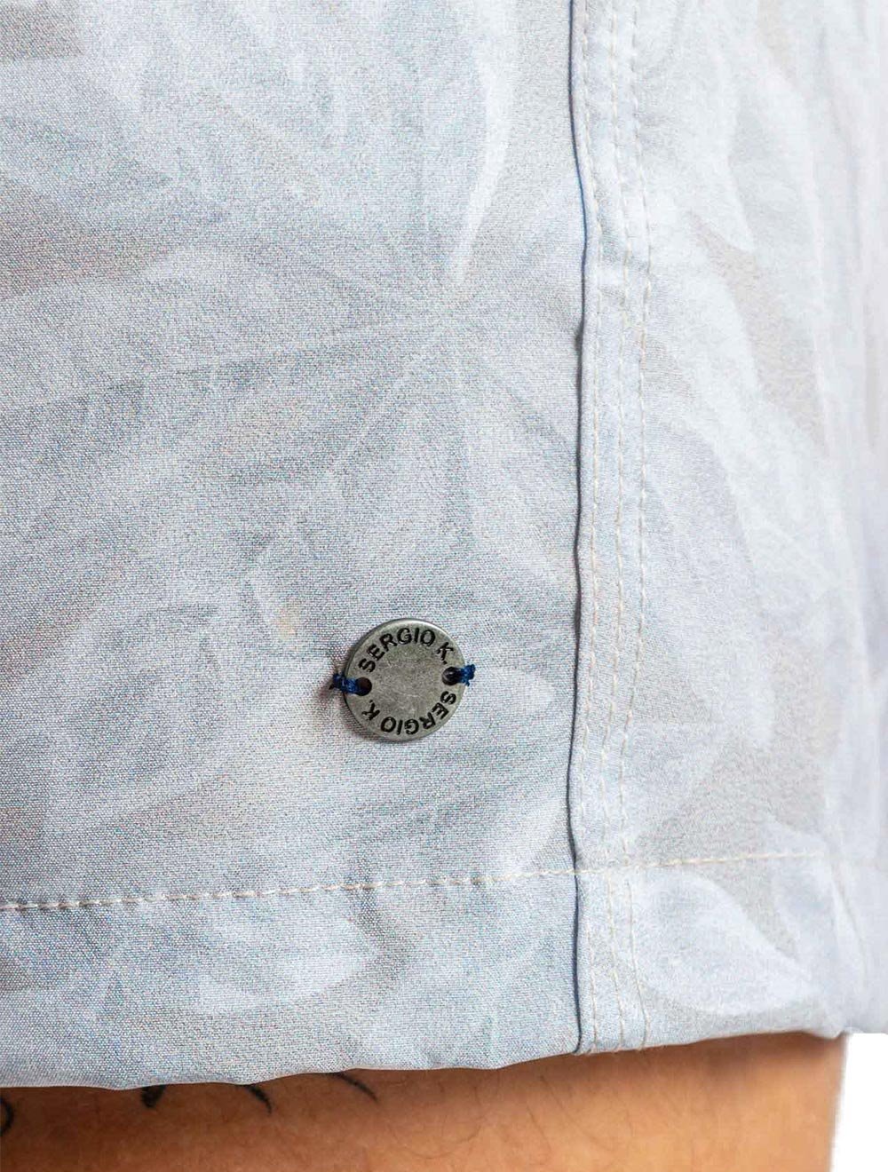 Short Sergio K Masculino D'Água Ice Forest Cinza